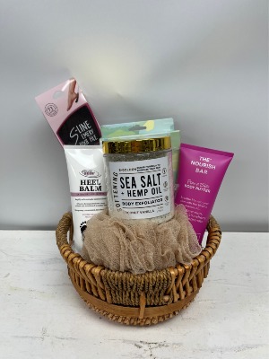 Foot Spa personal care gift basket