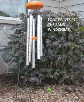 FOOT STEPS IN THE SAND WINDCHIME WINDCHIME