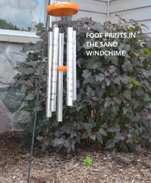 FOOT STEPS IN THE SAND WINDCHIME WINDCHIME
