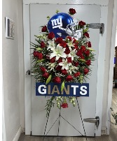 Football Farewell Funeral Spray