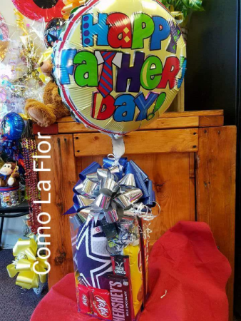 Football Festive Gift Box Goody Box and Stuffed Football