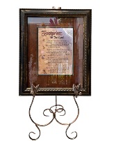 Footprints in The Sand Framed Art Sympathy Home Decor