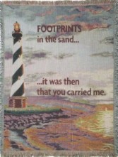 Footprints in the sand 