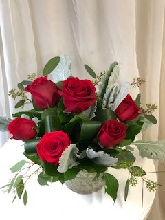For my Sweetie  Rose Vase Arrangement 
