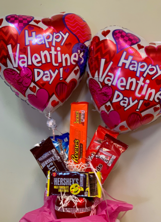 For My Sweetness Chocolate and balloons
