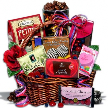 For My Valentine Gourmet Gift Basket