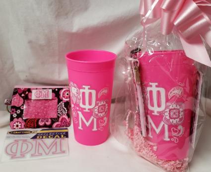 For Phi My only...tumbler, decal, cloth ID   holder With keychain.