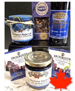 FROM NOVA SCOTIA WITH LOVE A box filled with blueberry flavour 