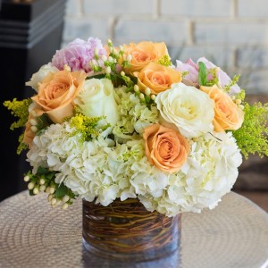For the Love of Orange Vase Arrangement 