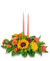 Foraging Feast Centerpiece Flower Arrangement