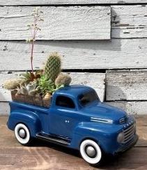Ford F1 Pickup Succulent Garden 