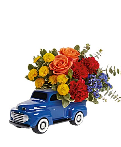 Ford Vintage Truck Arrangement