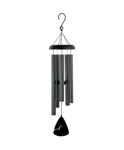 Forest Green Wind Chime with Stand