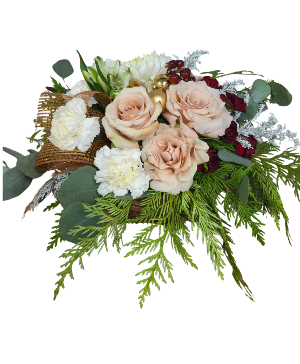 Forest Warmth Basket Arrangement Fresh arrangement