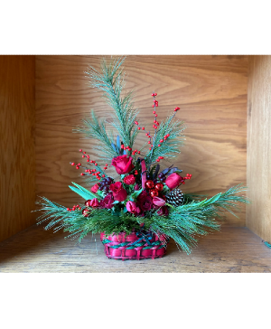 Forest Reflections Basket Arrangement