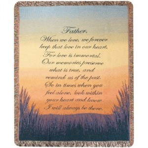 Forever a Father Woven Throw in Springfield, IL | FLOWERS BY MARY LOU Forever a Father Woven Throw in Springfield, IL | FLOWERS BY MARY LOU