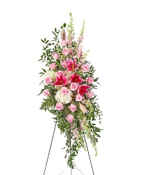 Forever Adored Standing Spray Sympathy Arrangement