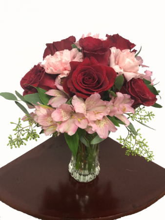 Forever and Always Bouquet Roses and Alstroemeria Bouquet
