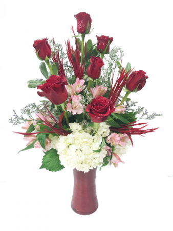 Forever For You Roses and Hydrangeas in West Monroe, LA | ALL OCCASIONS FLOWERS AND GIFTS