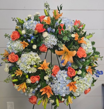 Forever Auburn Wreath Standing Wreath Spray