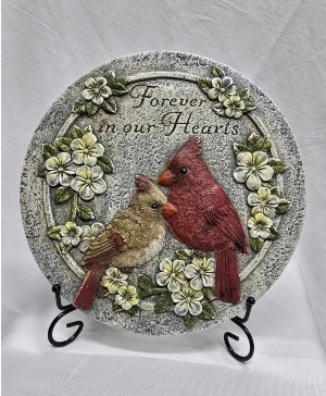 Forever Cardinal Stepping Stone