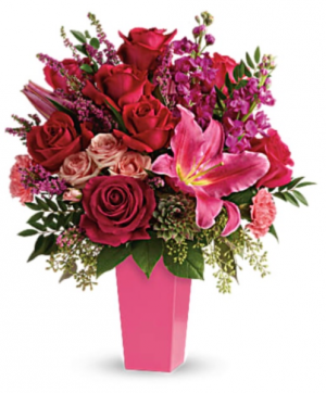 Forever Fuchsia Bouquet Valentine’s Day  Arrangement 
