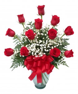 Forever Loved Classic Dozen Rose Arrangement