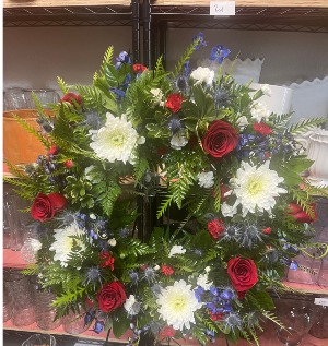 Forever in Our Hearts Easel Wreath Spray