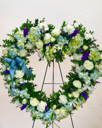 Forever in our Hearts Funeral Wreath, Funeral Flowers