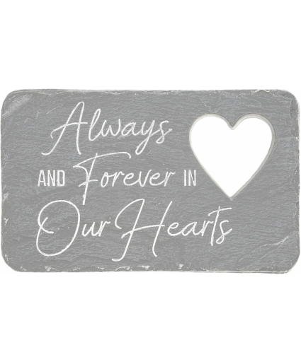 Forever In Our Hearts Garden Stone