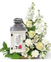 Forever In Our Hearts Lantern & Flowers