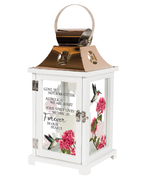 Forever In Our Hearts Lantern with Candle