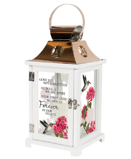 Forever In Our Hearts Lantern with Candle