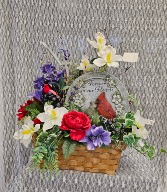 Forever in our Hearts Plaque w Cardinal