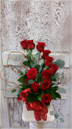 FOREVER LOVE Red Roses Arrangement