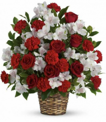 Forever loved fresh arrangement only offered in standard size as shown