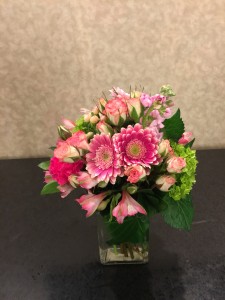 Pink Spring Rectangle pink arrangement