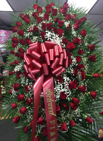 FOREVER MISS YOU RED ROSESS 001 FUNERALS