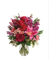 Forever Pink vase arrangement