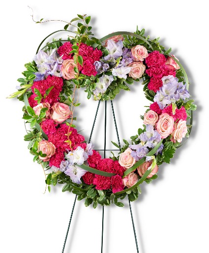 Forever Rejoicing Heart Sympathy Arrangement