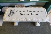 Forever Remembered Bench Stone Benches