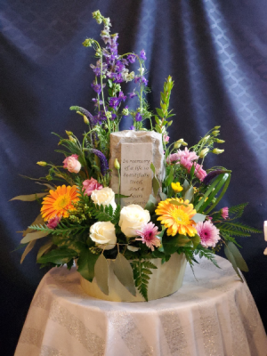 Forever Remembered Keepsake with Flowers