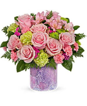 T22M305 Forever Shining Bouquet Keepsake Vase