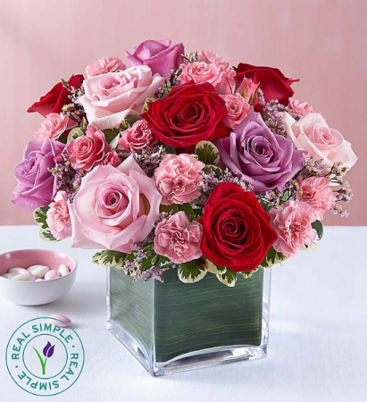 Forever Yours Rose Medley by Real Simple® Arrangement