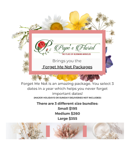 Forget Me Not Package Everyday
