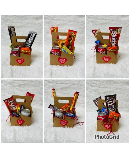 Four - Pack Candy Basket Candy Box
