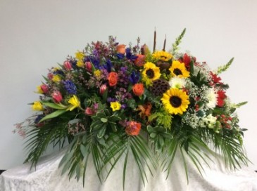 Four Season Casket Spray  in Culpeper, VA | ENDLESS CREATIONS FLOWERS AND GIFTS