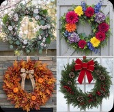 FOUR SEASONS WREATH CLUB  Custom Made Wreaths 