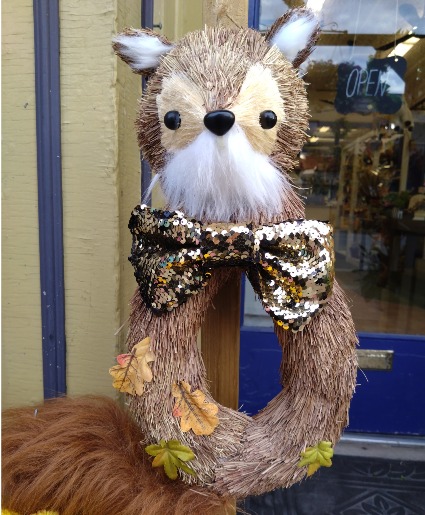 Fox Wreath Silk Wreath 