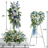 FP-3/ 3Pc Funeral Flower Package 1-FREE BANNER WITH PURCHASE